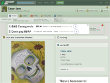 Tablet Screenshot of casey-jane.deviantart.com