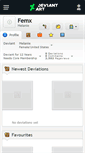 Mobile Screenshot of femx.deviantart.com