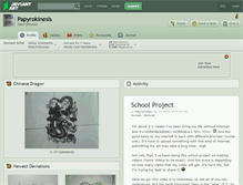 Tablet Screenshot of papyrokinesis.deviantart.com