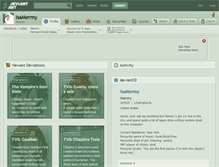 Tablet Screenshot of isamermy.deviantart.com