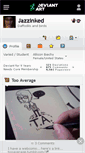 Mobile Screenshot of jazzinked.deviantart.com