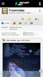 Mobile Screenshot of frozenhaka.deviantart.com