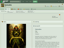 Tablet Screenshot of falzstudios.deviantart.com