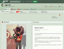 Tablet Screenshot of night-fell.deviantart.com