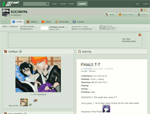 Tablet Screenshot of kuchiki96.deviantart.com