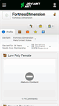 Mobile Screenshot of fortressdimension.deviantart.com