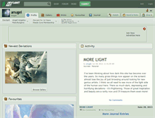 Tablet Screenshot of anugel.deviantart.com