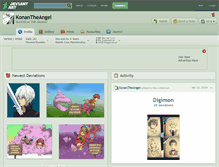 Tablet Screenshot of konantheangel.deviantart.com