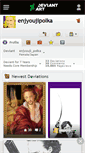 Mobile Screenshot of enjyoujipolka.deviantart.com
