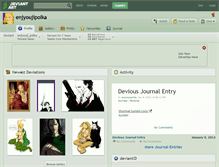 Tablet Screenshot of enjyoujipolka.deviantart.com
