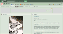 Desktop Screenshot of catherinejao.deviantart.com