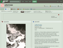 Tablet Screenshot of catherinejao.deviantart.com