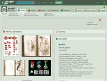 Tablet Screenshot of junshi.deviantart.com