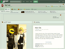 Tablet Screenshot of ikari-san.deviantart.com