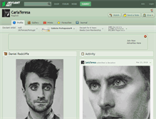 Tablet Screenshot of carlateresa.deviantart.com