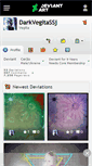 Mobile Screenshot of darkvegitassj.deviantart.com