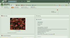 Desktop Screenshot of expl0sivo.deviantart.com