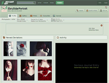 Tablet Screenshot of ebrusidarportrait.deviantart.com
