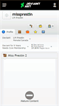 Mobile Screenshot of missprestin.deviantart.com