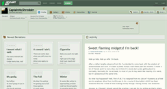 Desktop Screenshot of captainmcshredder.deviantart.com