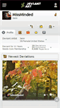 Mobile Screenshot of missminded.deviantart.com