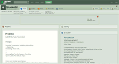 Desktop Screenshot of novusauctor.deviantart.com