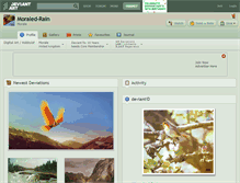 Tablet Screenshot of moraled-rain.deviantart.com