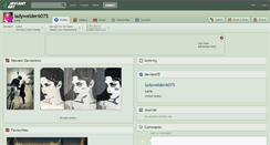 Desktop Screenshot of ladywelder6075.deviantart.com