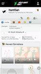 Mobile Screenshot of itamisan.deviantart.com