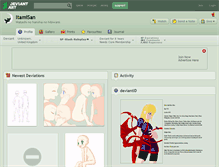 Tablet Screenshot of itamisan.deviantart.com