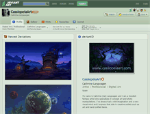 Tablet Screenshot of cassiopeiaart.deviantart.com