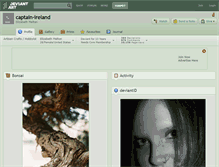 Tablet Screenshot of captain-ireland.deviantart.com