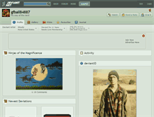 Tablet Screenshot of gfball84887.deviantart.com