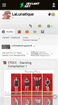 Mobile Screenshot of lalunatique.deviantart.com