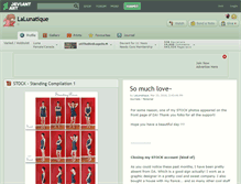 Tablet Screenshot of lalunatique.deviantart.com