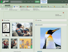 Tablet Screenshot of dolly90.deviantart.com