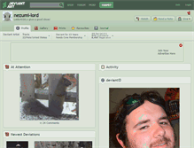 Tablet Screenshot of nezumi-lord.deviantart.com