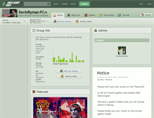 Tablet Screenshot of kevinryman-fc.deviantart.com