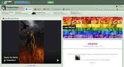 Desktop Screenshot of fictionchick.deviantart.com
