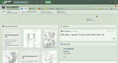 Desktop Screenshot of howlingmisfit.deviantart.com