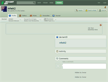 Tablet Screenshot of mhek2.deviantart.com