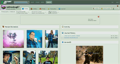 Desktop Screenshot of callmedoug87.deviantart.com