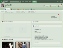 Tablet Screenshot of forgiven51.deviantart.com