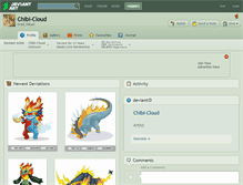 Tablet Screenshot of chibi-cloud.deviantart.com