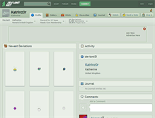 Tablet Screenshot of katrinz0r.deviantart.com