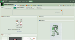 Desktop Screenshot of neonchrysocyon.deviantart.com