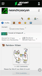 Mobile Screenshot of neonchrysocyon.deviantart.com