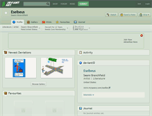 Tablet Screenshot of eselbeus.deviantart.com