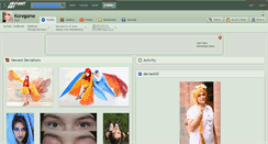 Desktop Screenshot of koregame.deviantart.com