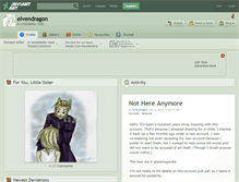 Tablet Screenshot of elvendragon.deviantart.com